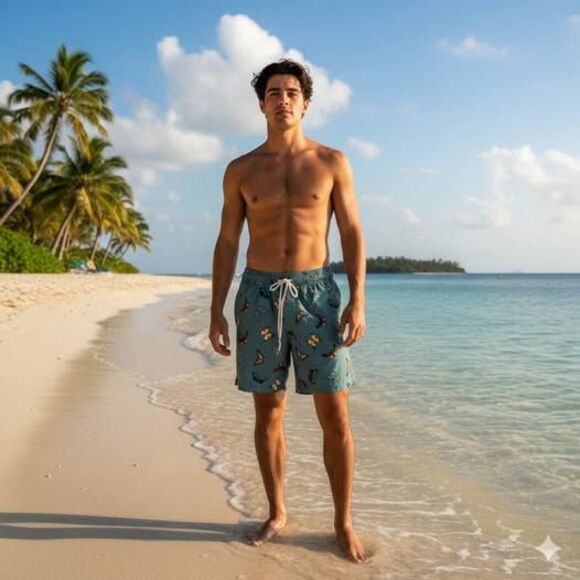 Men’s Swim Trunks, NEW Small - Picture 2 of 4